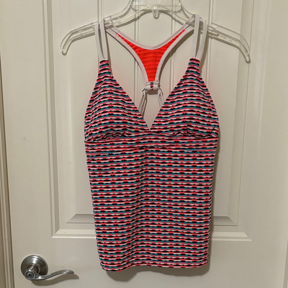 Athleta Multicolor Striped Bikini Top‎